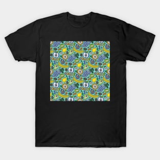 Fruit Cocktail Mint Background T-Shirt